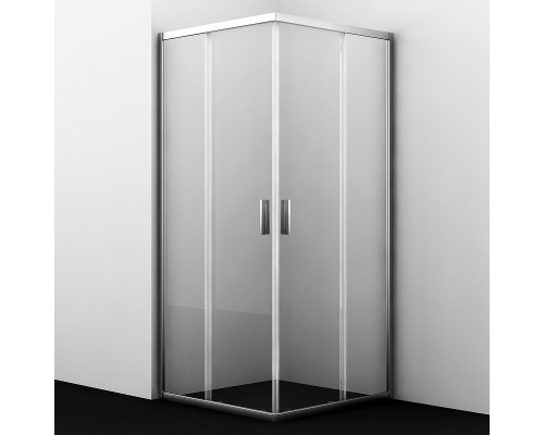 Душевой уголок WasserKRAFT Lippe 80x80 45S02 профиль Хром стекло прозрачное