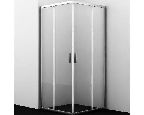 Душевой уголок WasserKRAFT Lippe 80x80 45S02 профиль Хром стекло прозрачное