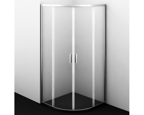 Душевой уголок WasserKRAFT Lippe 80x80 45S00 профиль Хром стекло прозрачное