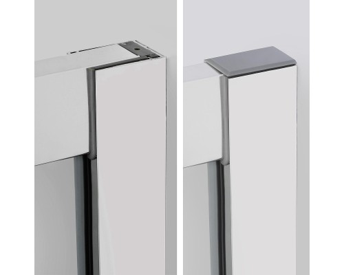 Душевой уголок WasserKRAFT Lippe 80x80 45S00 профиль Хром стекло прозрачное