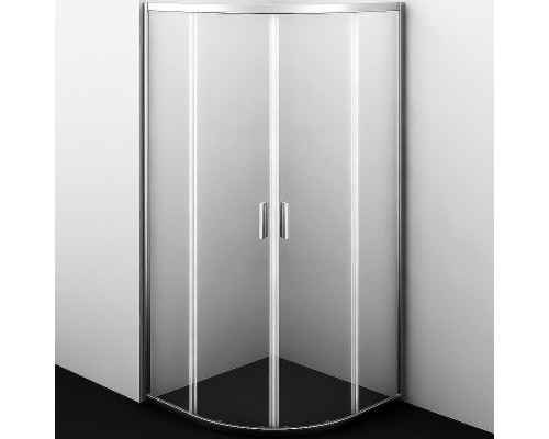 Душевой уголок WasserKRAFT Lippe 80x80 45S00 профиль Хром стекло прозрачное