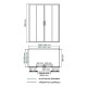 Душевой уголок WasserKRAFT Lippe 160x90 45S51 профиль Серебристый стекло прозрачное