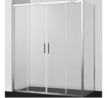 Душевой уголок WasserKRAFT Lippe 160x90 45S51 профиль Серебристый стекло прозрачное