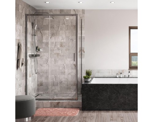 Душевой уголок WasserKRAFT Main 110x80 41S14 профиль Хром стекло прозрачное