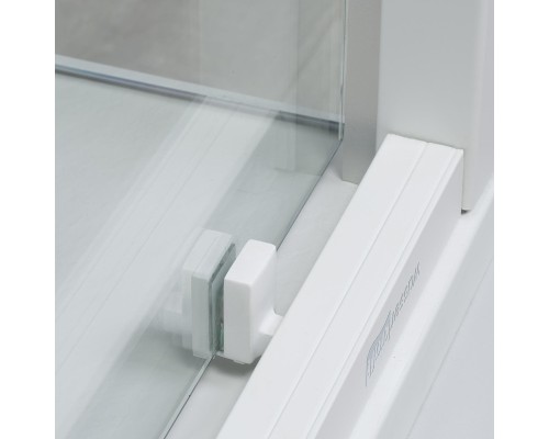 Душевой уголок WasserKRAFT Rhin 120x100 44S10 профиль Белый стекло прозрачное