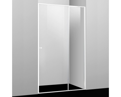 Душевая дверь WasserKRAFT Rhin 100 44S12 профиль Белый стекло прозрачное