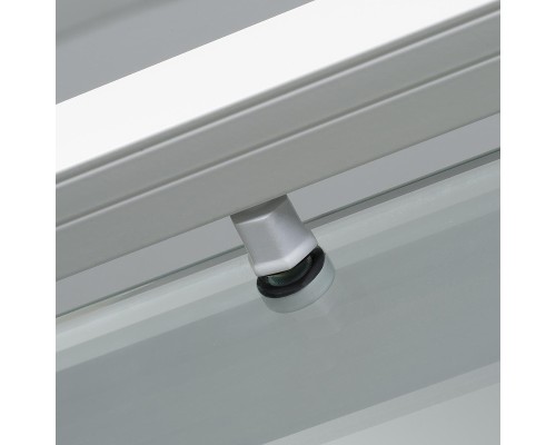 Душевая дверь WasserKRAFT Rhin 100 44S12 профиль Белый стекло прозрачное