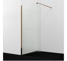 Душевая перегородка WasserKRAFT Rur 120 30W40RG-TXG профиль Розовое золото стекло текстурное