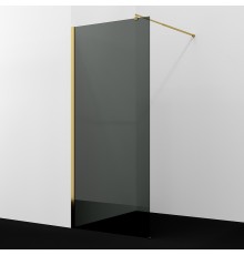 Душевая перегородка WasserKRAFT Rur 100 30W44PG-TG профиль Золото глянцевое стекло тонированное