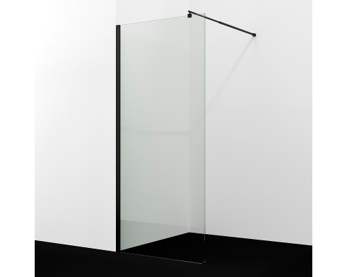 Душевая перегородка WasserKRAFT Rur 90 30W39MB профиль цвет Черный матовый стекло прозрачное