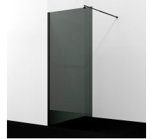Душевая перегородка WasserKRAFT Rur 90 30W39MB-TG профиль цвет Черный матовый стекло тонированное
