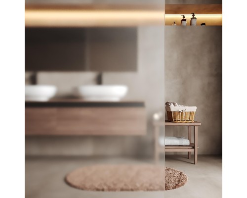 Душевая перегородка WasserKRAFT Rur 90 30W39-MG профиль цвет Хром стекло матовое