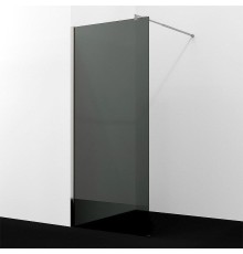 Душевая перегородка WasserKRAFT Rur 90 30W39-TG профиль цвет Хром стекло тонированное