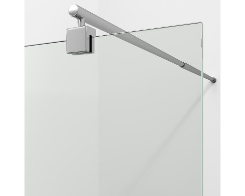 Душевая перегородка WasserKRAFT Rur 120 30W40 профиль цвет Хром стекло прозрачное