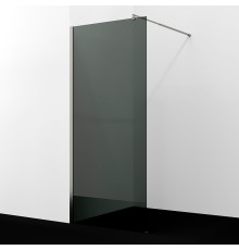 Душевая перегородка WasserKRAFT Rur 120 30W40BN-TG профиль цвет Никель стекло тонированное