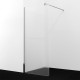 Душевая перегородка WasserKRAFT Rur 120 30W40-MG профиль цвет Хром стекло матовое