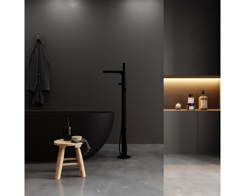 Душевая перегородка WasserKRAFT Rur 120 30W40-MR профиль цвет Хром стекло зеркальное