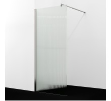 Душевая перегородка WasserKRAFT Rur 110 30W46BN-FL профиль цвет Никель стекло рифленое