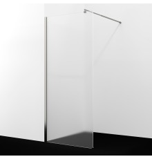 Душевая перегородка WasserKRAFT Rur 110 30W46BN-MG профиль цвет Никель стекло матовое