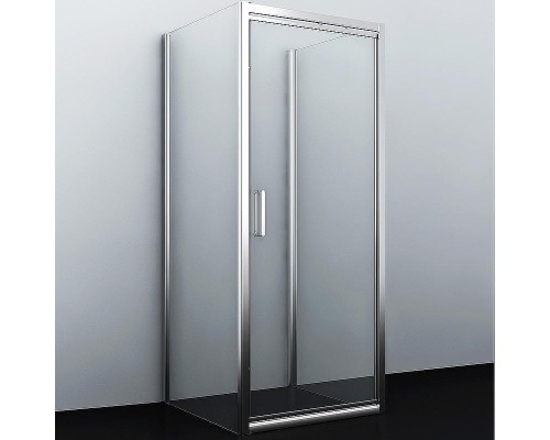 Душевой уголок WasserKRAFT Salm 100x90 27I41 профиль Хром стекло прозрачное
