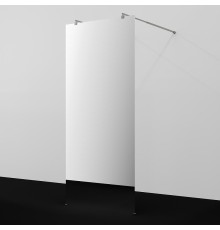 Душевая перегородка WasserKRAFT Vechte 120 60W40BN-MR профиль Никель стекло зеркальное