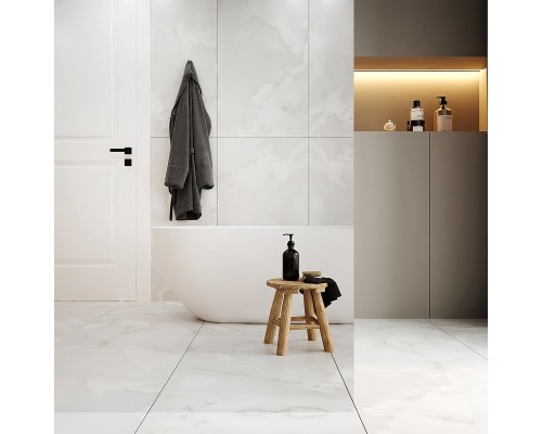 Душевая перегородка WasserKRAFT Vechte 120 60W40PG-MR профиль Золото глянцевое стекло зеркальное