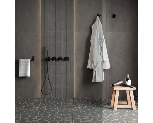 Душевая перегородка WasserKRAFT Vechte 120 60W40RG профиль Розовое золото стекло прозрачное