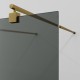 Душевая перегородка WasserKRAFT Vechte 100 60W44BG-TG профиль Золото матовое стекло тонированное