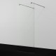 Душевая перегородка WasserKRAFT Vechte 110 60W46GR профиль Графит стекло прозрачное