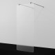 Душевая перегородка WasserKRAFT Vechte 110 60W46GR-MG профиль Графит стекло матовое