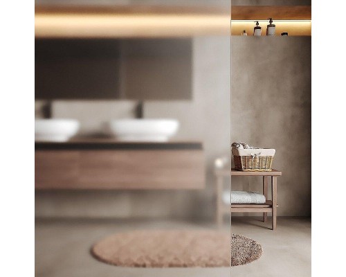 Душевая перегородка WasserKRAFT Vechte 110 60W46GR-MG профиль Графит стекло матовое