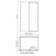 Душевой уголок WasserKRAFT Vils 110x80 56R14 профиль Хром стекло прозрачное