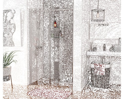 Душевой уголок WasserKRAFT Vils 100x100 56R19 профиль Хром стекло прозрачное