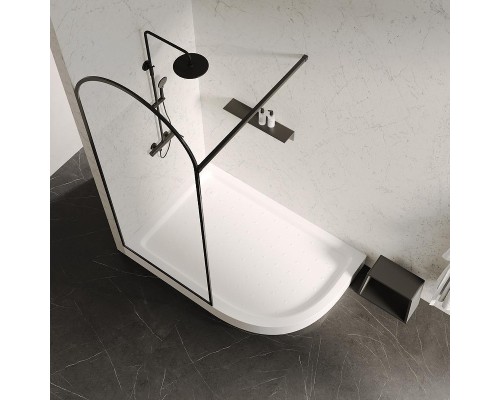 Акриловый поддон для душа Abber 100х90 AD3E109 L цвет Белый