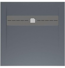 Душевой поддон из искусственного камня Allen Brau Infinity 90x90 8.21001-BGM цвет Синий+Серый