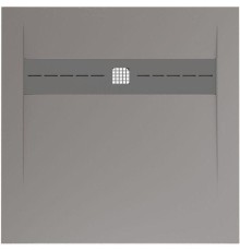 Душевой поддон из искусственного камня Allen Brau Infinity 90x90 8.21001-PGM цвет Серый