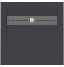 Душевой поддон из искусственного камня Allen Brau Infinity 90x90 8.21001-AM Антрацит