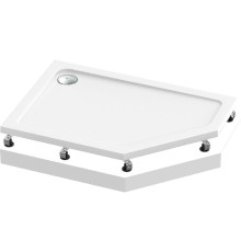 Акриловый поддон для душа Bas Пента 120х80 R ПН00065 Белый