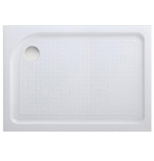 Акриловый поддон для душа BelBagno Tray L 100x80x15 TRAY-BB-AH-100/80-15-W-L Белый L с антискользящим покрытием