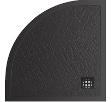 Душевой поддон из искусственного камня BelBagno Uno 90x90 TRAY-MR-UNO-R-90-550-35-NERO-NO Черный матовый