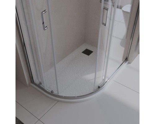 Душевой поддон из искусственного камня BelBagno Uno 120x90 R TRAY-MR-UNO-RH-120/90-550-35-W-R-NO Белый
