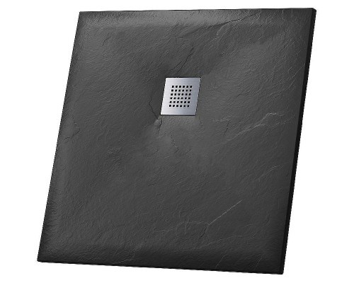 Душевой поддон из искусственного камня Grossman Strong 90x90 GR-S29090Q цвет Графит