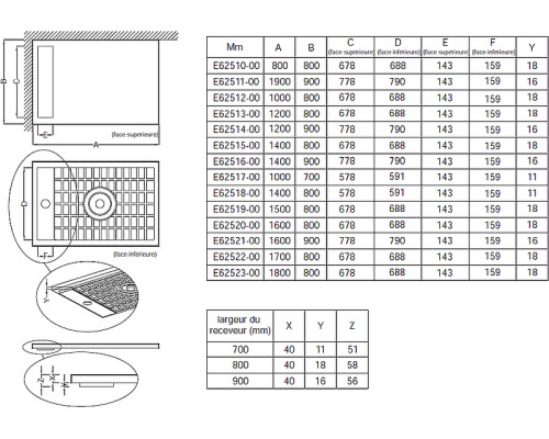 Акриловый поддон для душа Jacob Delafon Flight Neus 100x90 E66550-F-00 цвет Белый