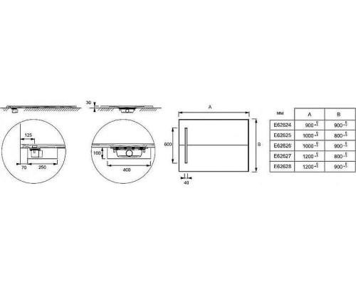 Акриловый поддон для душа Jacob Delafon SURFACE 100x90 E62626-SS2 цвет Белый