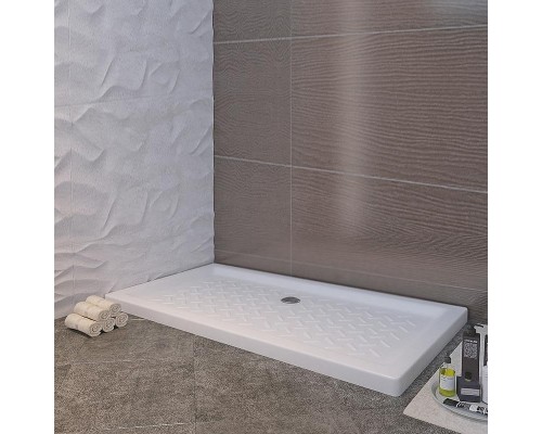 Керамический поддон для душа RGW CER CR-148 80x140x10 Белый