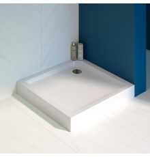 Душевой поддон из стеклокомпозита RGW SMC 80x80 12350188-01 цвет Белый