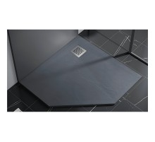 Душевой поддон из искусственного камня RGW Stone Tray 90x90 14155099-02-11 цвет Графит Серый