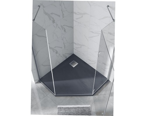 Душевой поддон из искусственного камня RGW Stone Tray 90x90 14155099-02-11 цвет Графит Серый