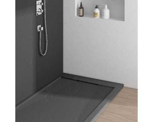 Душевой поддон из искусственного камня Vincea 120x90 VST-4SRL9012A Антрацит