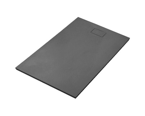 Душевой поддон из стеклопластика WasserKRAFT Elbe 110x80 74T14 Черный матовый